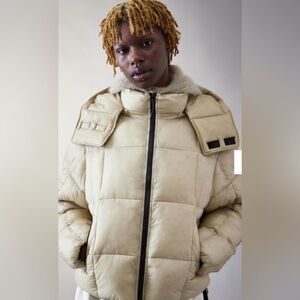 COPY - NWT Urban  Outfitters iets frans Blue Windproof puffer coat. Size small